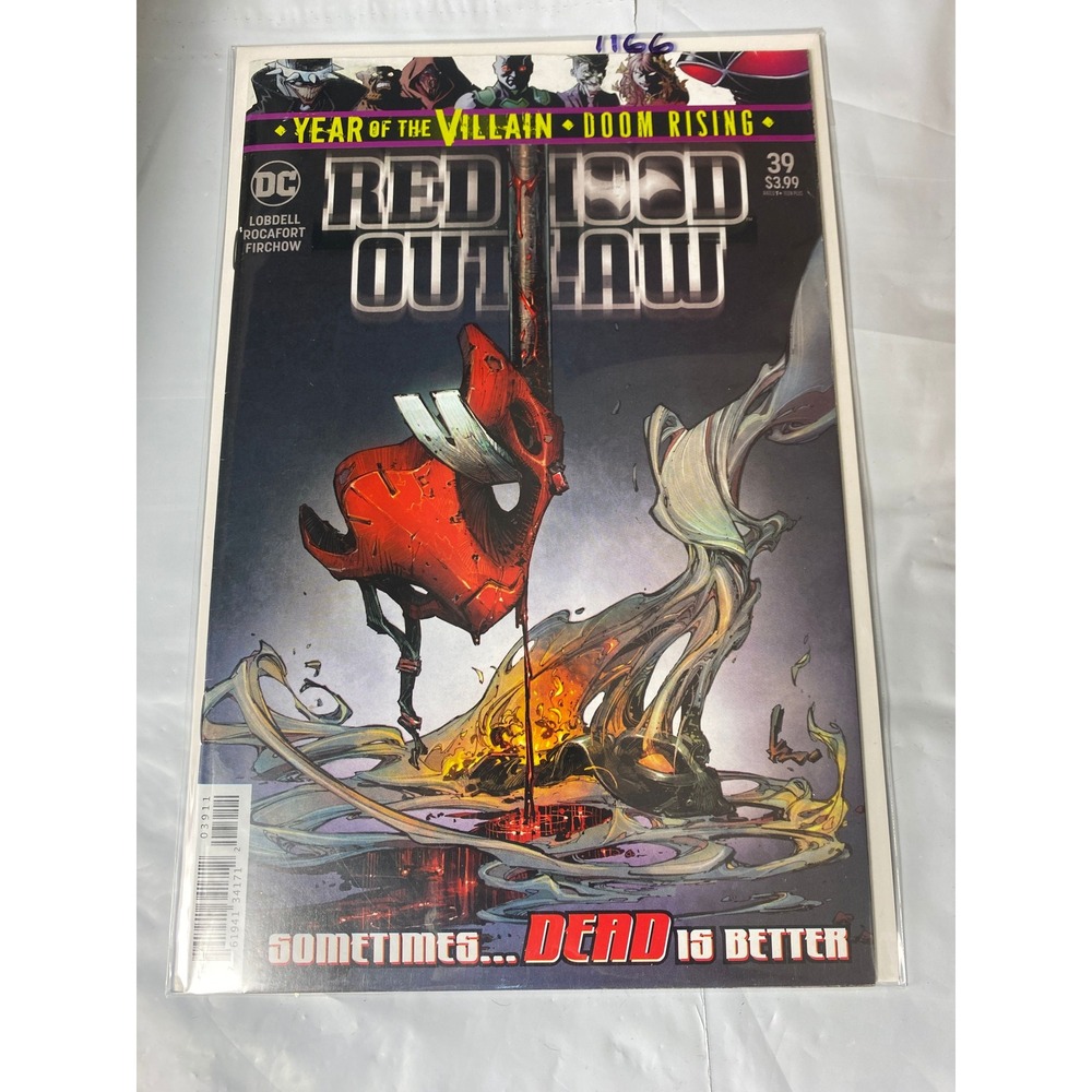 DC Comics Red Hood Outlaw 39 Year of the Villain Doom‎ Rising Rocafort 2019